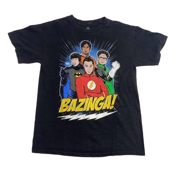 The Big Bang Theory Graphic Tee Thrifted Vintage Style Size M - Picture 1 of 10